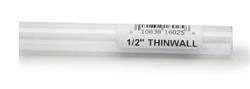 Lee's Aquarium & Pet Products Thinwall Rigid Aquarium Tubing Clear, 1ea/1/2 In X 36 in.