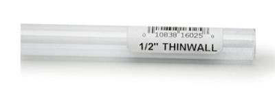 Lee's Aquarium & Pet Products Thinwall Rigid Aquarium Tubing Clear, 1ea/1/2 In X 36 in.