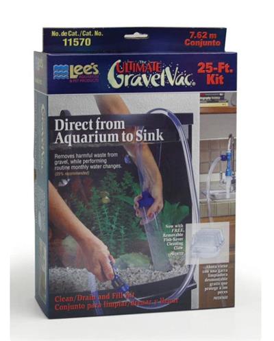 Lee's Aquarium & Pet Products The Ultimate Gravel Vac Kit 1ea/25 ft