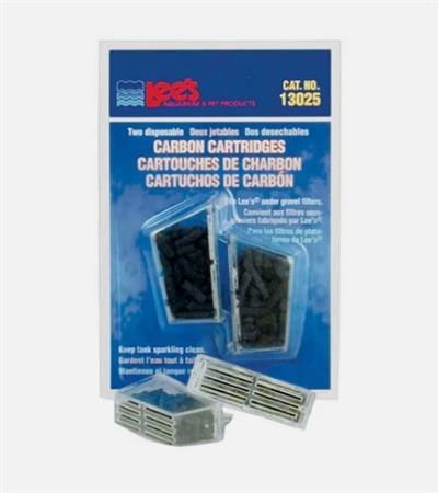 Lee's Aquarium & Pet Products Carbon Cartridges for Under Gravel Filters 1ea/2 pk