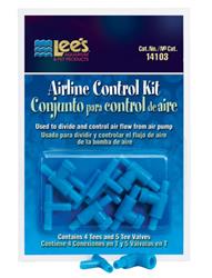 Lee's Aquarium & Pet Products Airline Control Kit Blue, 1ea/2 pk