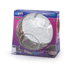 Lee's Aquarium & Pet Products Kritter Krawler Clear View-Thru Running Ball Clear, 1ea/Jumbo