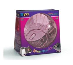 Lee's Aquarium & Pet Products Kritter Krawler Colored View-Thru Box Exercise Wheel Pink, 1ea/Jumbo