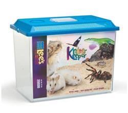 Lee's Aquarium & Pet Products Rectangle Kritter Keeper with Lid Label Assorted, 1ea/5.9 gal, XL