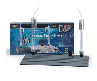 Lee's Aquarium & Pet Products Premium Under Gravel Filter Black, Clear, 1ea/12 In X 24 in.