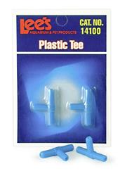 Lee's Aquarium & Pet Products Plastic Tee Blue, 1ea/2 ct