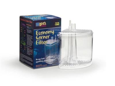 Lee's Aquarium & Pet Products Economy Corner Filter Clear, 1ea
