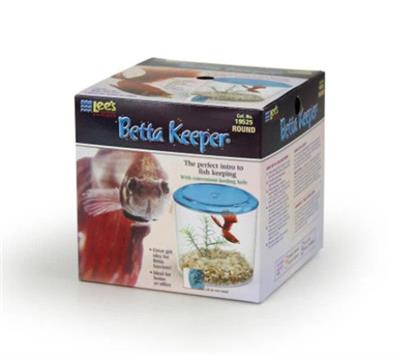 Lee's Aquarium & Pet Products Round Betta Keeper Tank Assorted, 1ea/36oz.