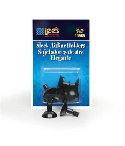 Lee's Aquarium & Pet Products Sleek Airline Holders Black, 1ea/6 ct