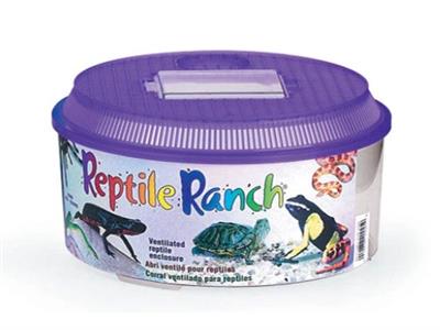 Lee's Aquarium & Pet Products Round Reptile Ranch Purple, Clear, 1ea/10.37 In X 5.5 in.
