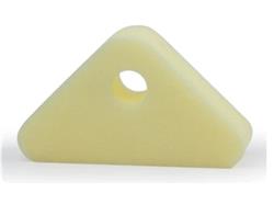 Lee's Aquarium & Pet Products Triangle Dual-Action Foam Filter Replacement Pad 1ea