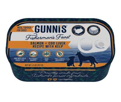 Gunni'S Dog Salmon Cod Liver 4.5Oz 12 Pack