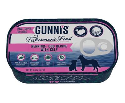 Gunni'S Dog Herring Cod 4.5Oz 12 Pack