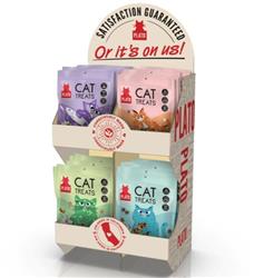 Plato Cat Grain Free Air Dried Treat Counter 24 Piece Display