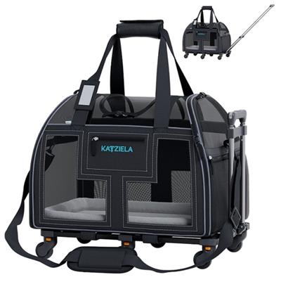 Katziela Luxury Lorry Wheeled Carrier Gray