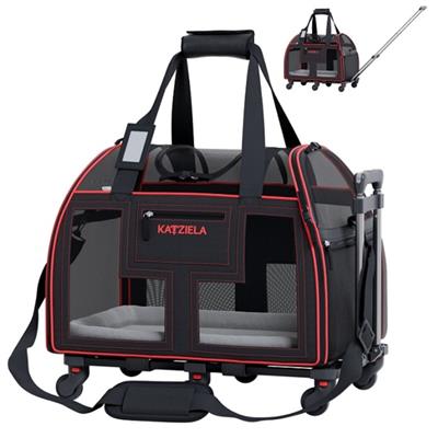 Katziela Luxury Lorry Wheeled Carrier Red