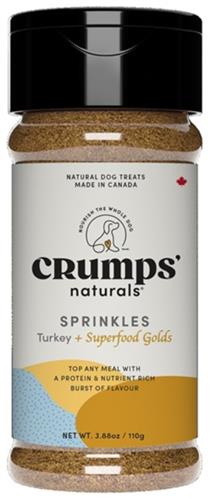 Crumps Dog 3.8oz. Turkey Superfood Golds Sprinkles