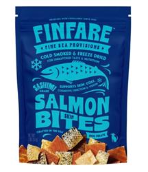 Finfare Dog 2oz. Freeze-dried Smoked Salmon Skin Bites