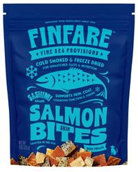 Finfare Dog 9oz. Freeze-dried Smoked Salmon Skin Bites