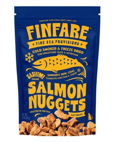 Finfare Cat 6oz. Freeze-dried Smoked Salmon Nuggets