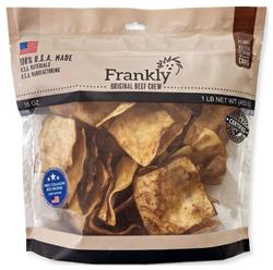 Frankly Dog 16oz. Collagen Beef Chew Chips Peanut Butter