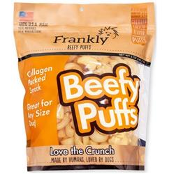 Frankly Dog 5oz. Beefy Puffs Cheddar Cheeze Collagen