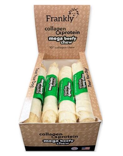 Frankly Dog 10" Orig Mega Beefy Taquito 8Ct Display Box