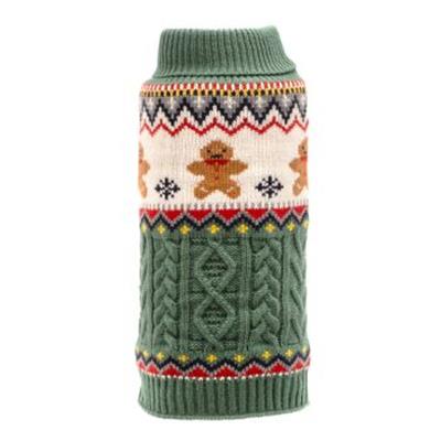 Fairisle Gingerbread Man Turtleneck Sweater