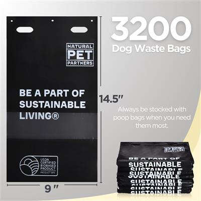 The Original Poop Bags® 38% Plants - Header Poop Bags
