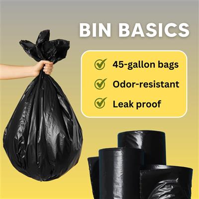 The Original Poop Bags® 45 Gallon Trash Bags, 100 Count
