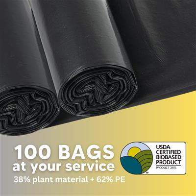 The Original Poop Bags® 45 Gallon Trash Bags, 100 Count