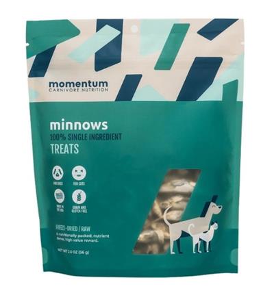 Momentum Carnivore Nutrition Dog 2oz. Minnows