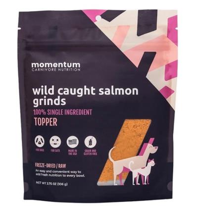 Momentum Carnivore Nutrition Dog 3.75oz. Wild Caught Salmon Single Ingredient Topper
