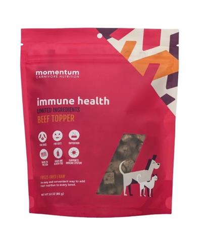 Momentum Carnivore Nutrition Dog 3oz. Immune Health Functional Superfood Topper
