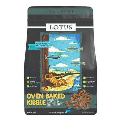 Lotus Cat Grain Free All Life Stages Sardine and Herring 2.2Lb