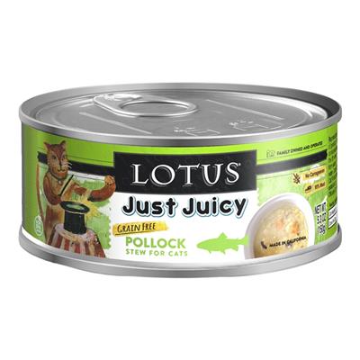 Lotus Cat Just Juicy Pollock Stew 5.3oz. (Case of 24)