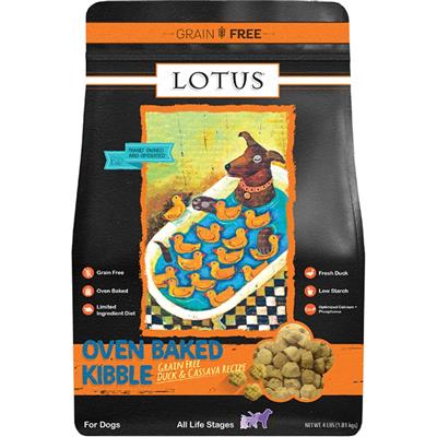 Lotus Dog Adult Grain Free Duck Sweet Potato 4Lb