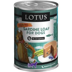 Lotus Dog Grain Free Loaf Sardine 12.5oz. (Case of 12)