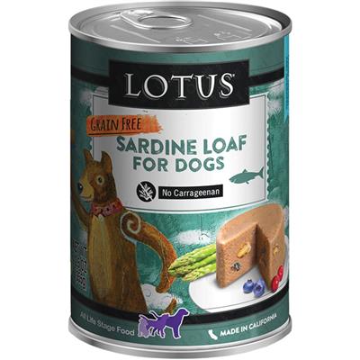 Lotus Dog Grain Free Loaf Sardine 12.5oz. (Case of 12)