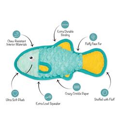 FISH YOU THE BEST  DURABLE  DOG TOY