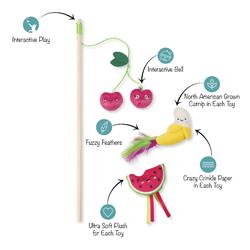 THE SWEETEST BUNCH 3 PIECE CAT TOY SET