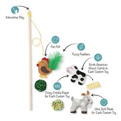 PASTURE PALS 6PC CAT TOY SET