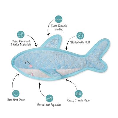 SOME FIN ABOUT YOU  DURABLE  DOG TOY