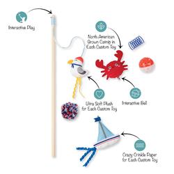 THIS SHORE IS FUN 6P CAT TOY SET