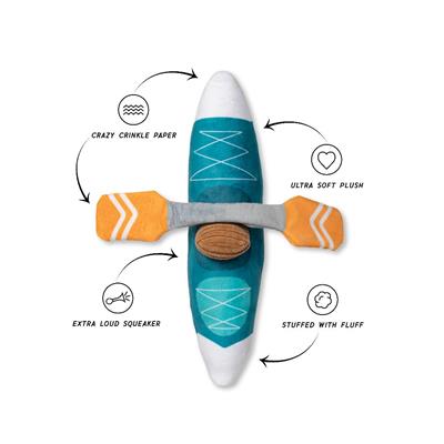 GO WITH THE FLOW PLUSH DOG TOY