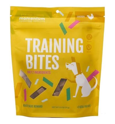 Momentum Carnivore Nutrition Dog 2.5oz. ChickenTraining Bites