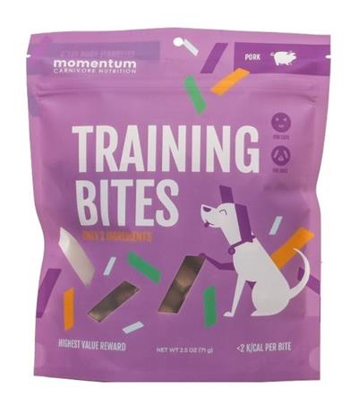 Momentum Carnivore Nutrition Dog 2.5oz. Pork Training Bites