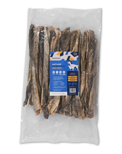 Momentum Carnivore Nutrition Dog Long COD Twist 25Ct Bulk Chew
