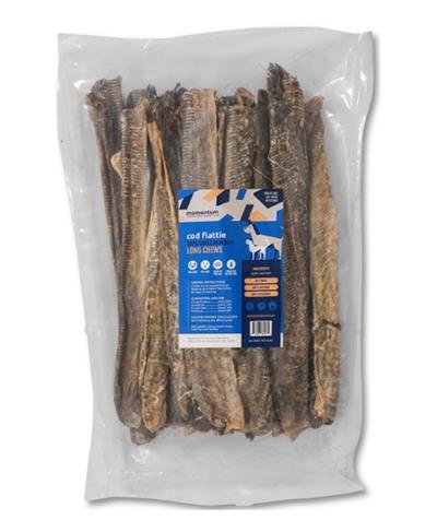 Momentum Carnivore Nutrition Dog Long COD Flattie 25Ct Bulk Chew