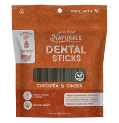 Dog Treat Naturals Dental Sticks - Chickpea & Ginger 10oz
